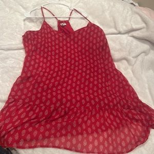 - Red, Old Navy dress, size XXL